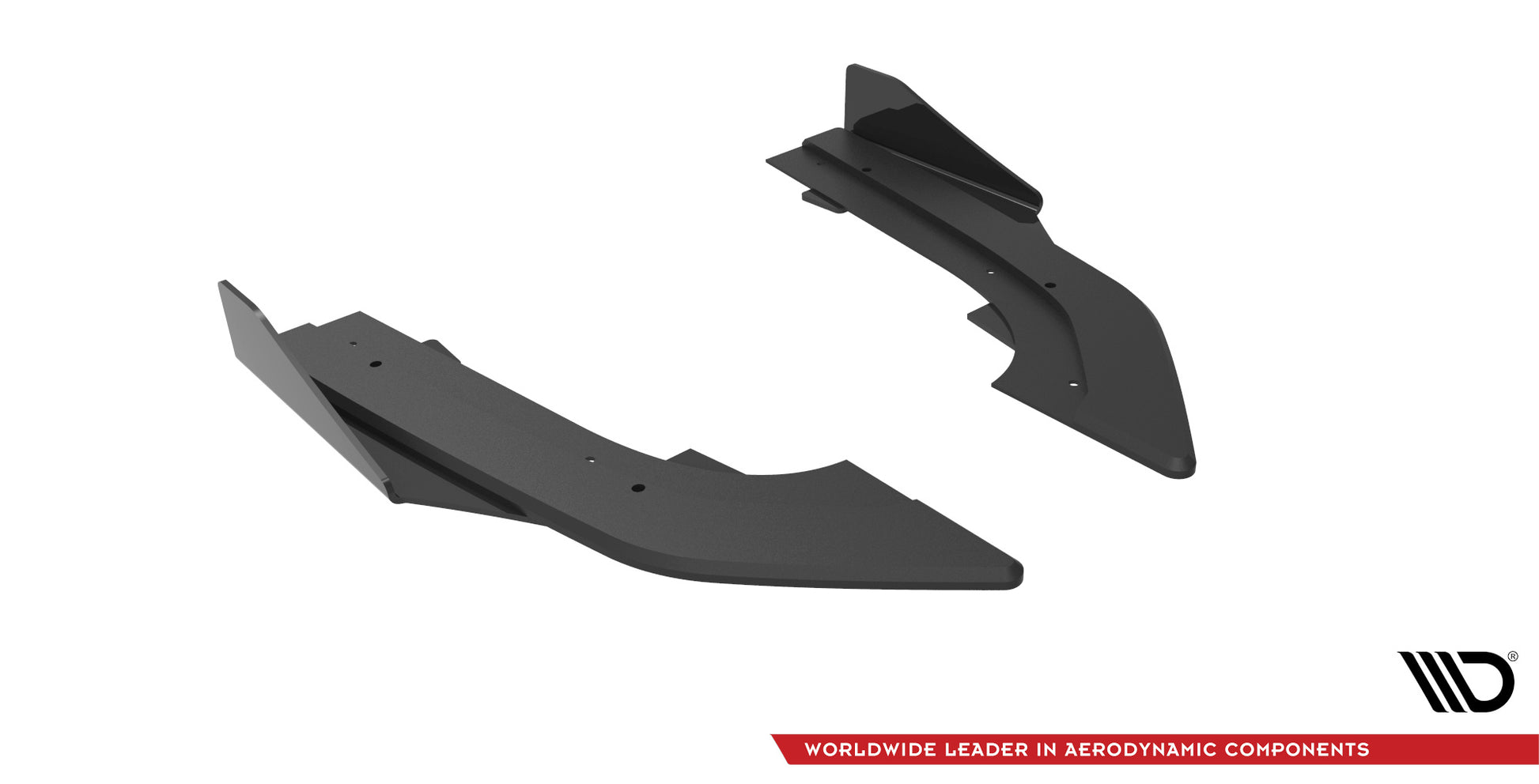 Street Pro Heck Ansatz Flaps Diffusor +Flaps für Audi RS3 Limousine 8Y schwarz Hochglanz