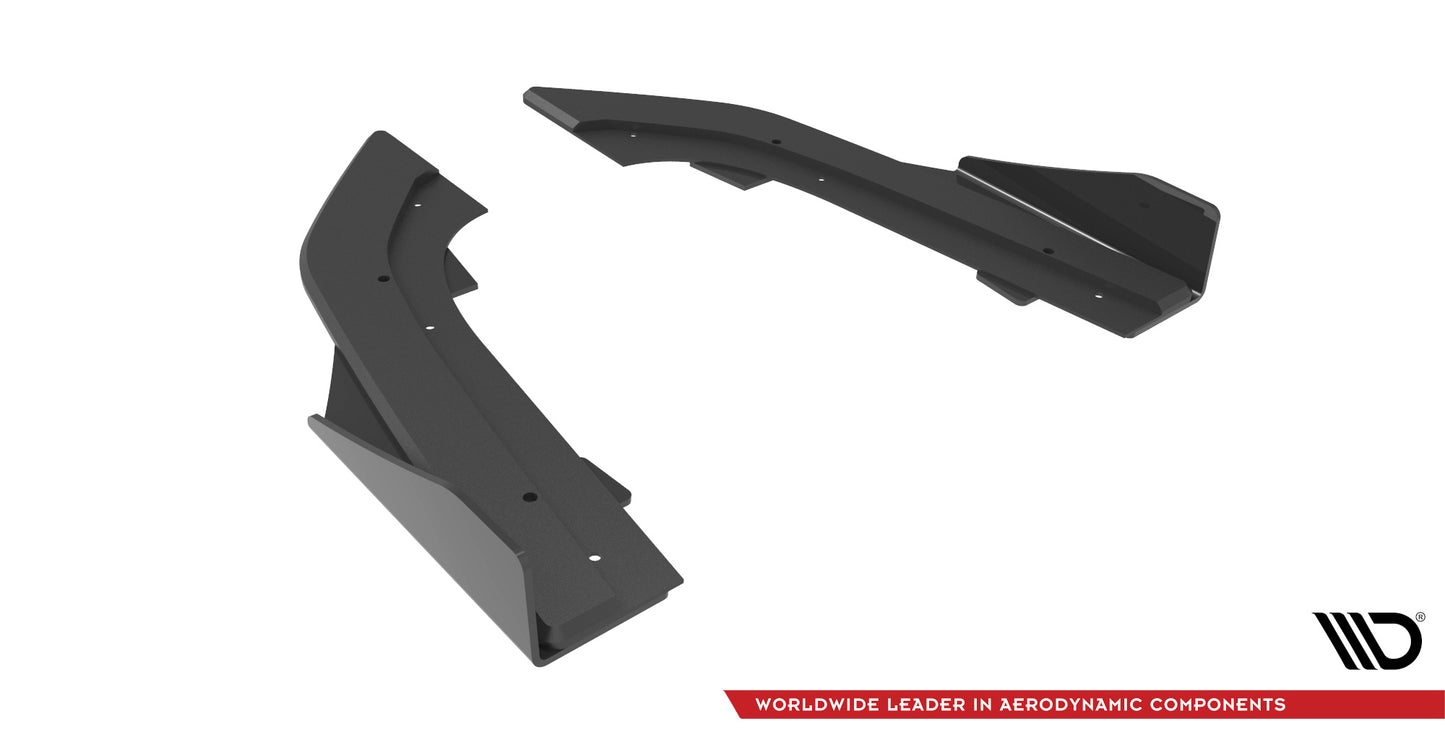 Street Pro Heck Ansatz Flaps Diffusor +Flaps für Audi RS3 Limousine 8Y schwarz Hochglanz