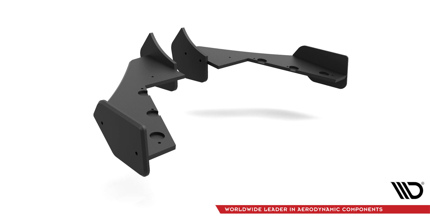 Street Pro Heck Ansatz Flaps Diffusor +Flaps für Subaru BRZ Mk1 Facelift schwarz Hochglanz