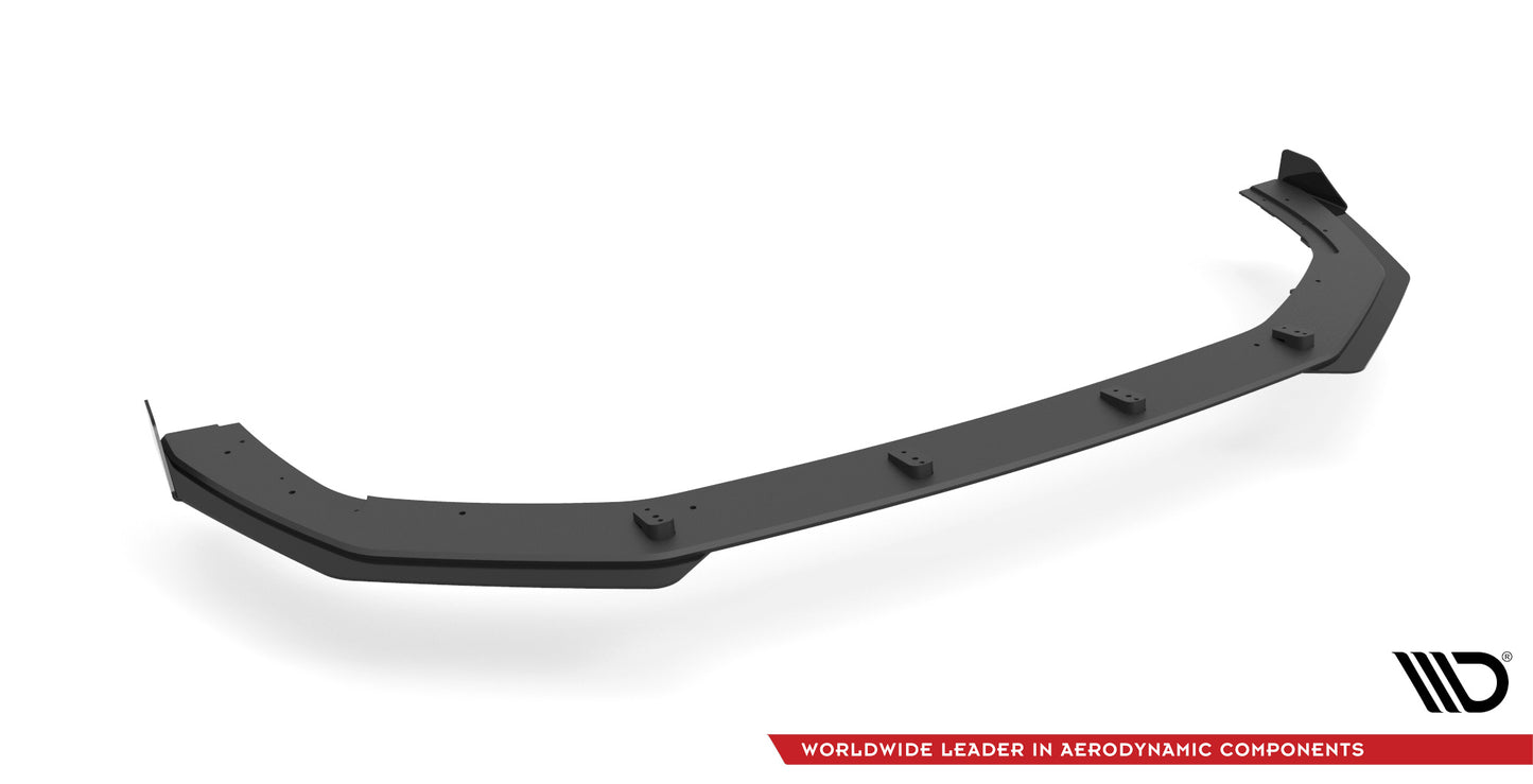 Street Pro Front Ansatz für +Flaps für V.1 + Flaps Audi RS3 8Y schwarz Hochglanz