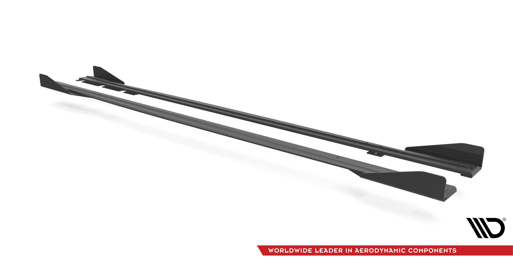 Street Pro Seitenschweller Ansatz für + Flaps BMW M2 F87 schwarz Hochglanz