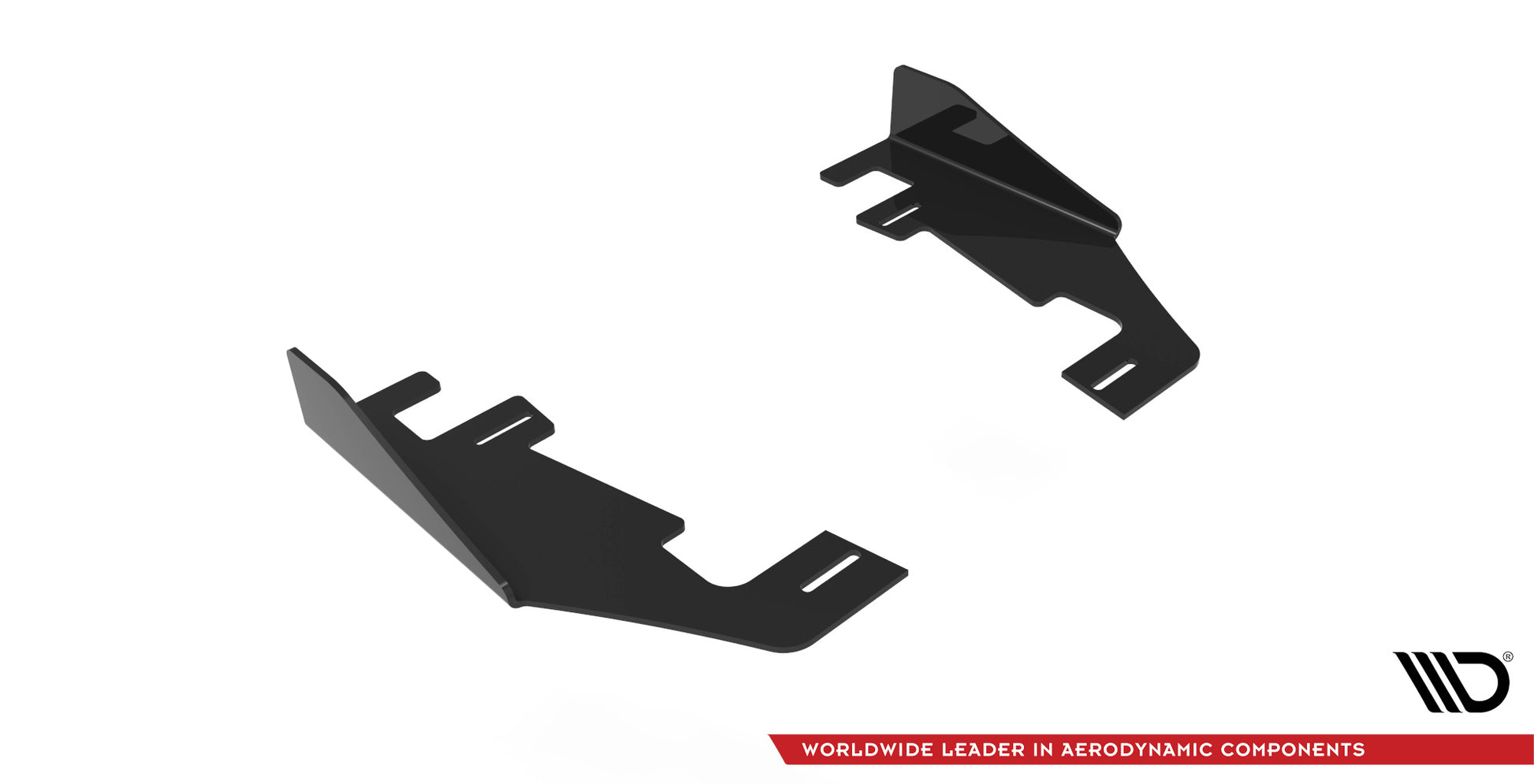 Hintere Seiten Flaps für Audi RS3 Sportback 8Y schwarz Hochglanz