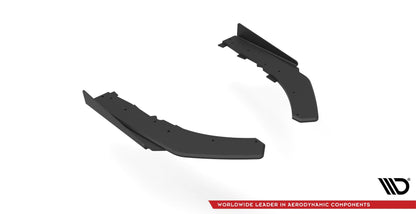 Street Pro Heck Ansatz Flaps Diffusor +Flaps für BMW 4er M-Paket G22 schwarz Hochglanz