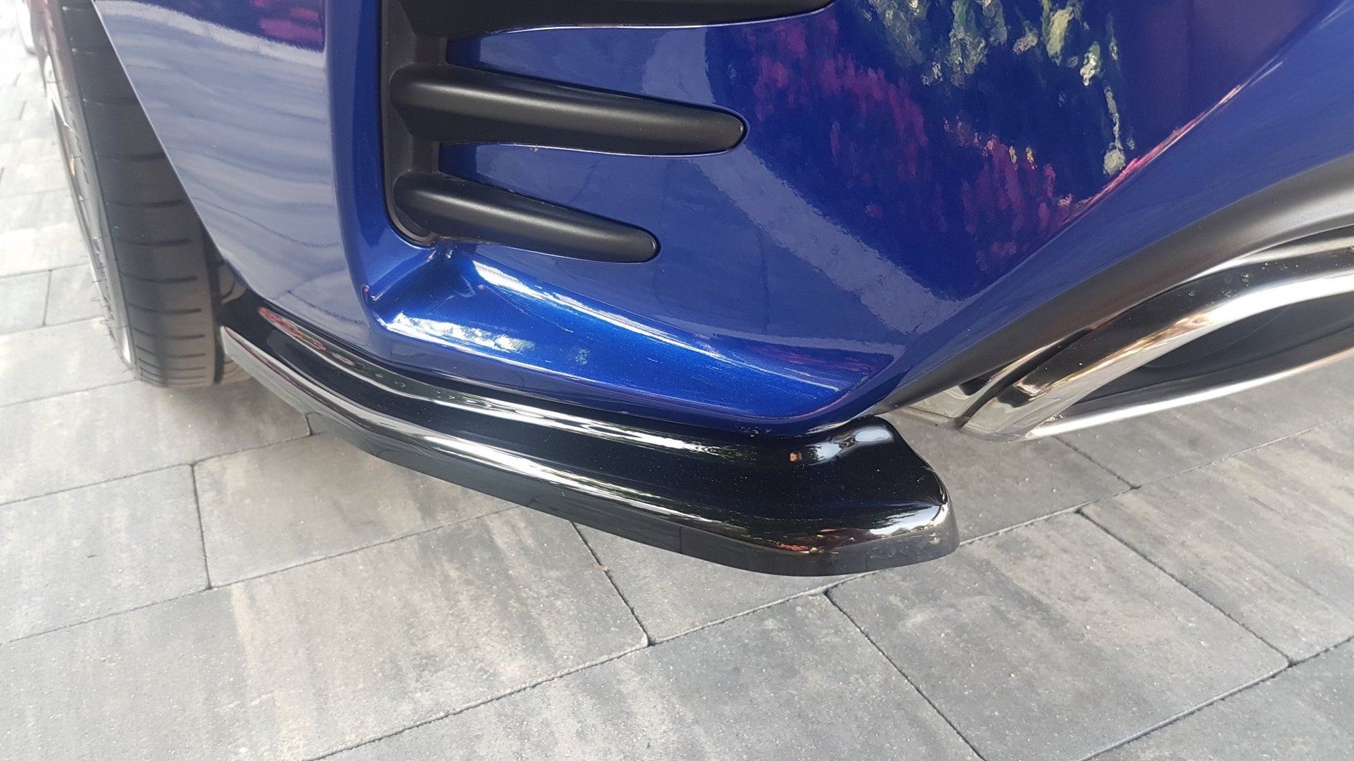 Heck Ansatz Flaps Diffusor für Lexus Rc  Carbon Look