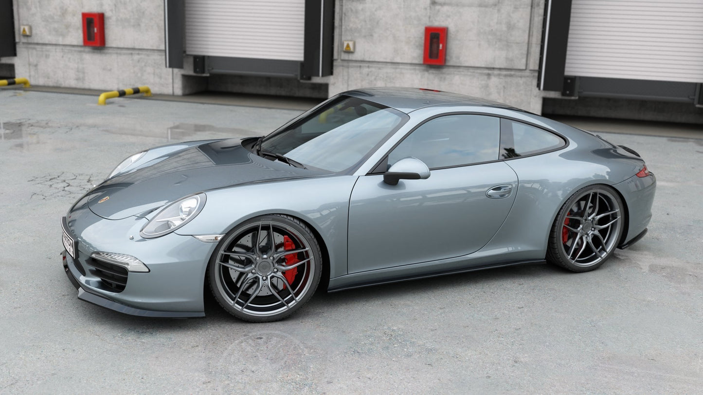 Front Ansatz V.1 für Porsche 911 Carrera 991 schwarz matt