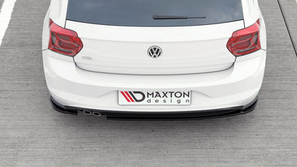 Heck Ansatz Flaps Diffusor V.2 für VW Polo GTI Mk6 Carbon Look