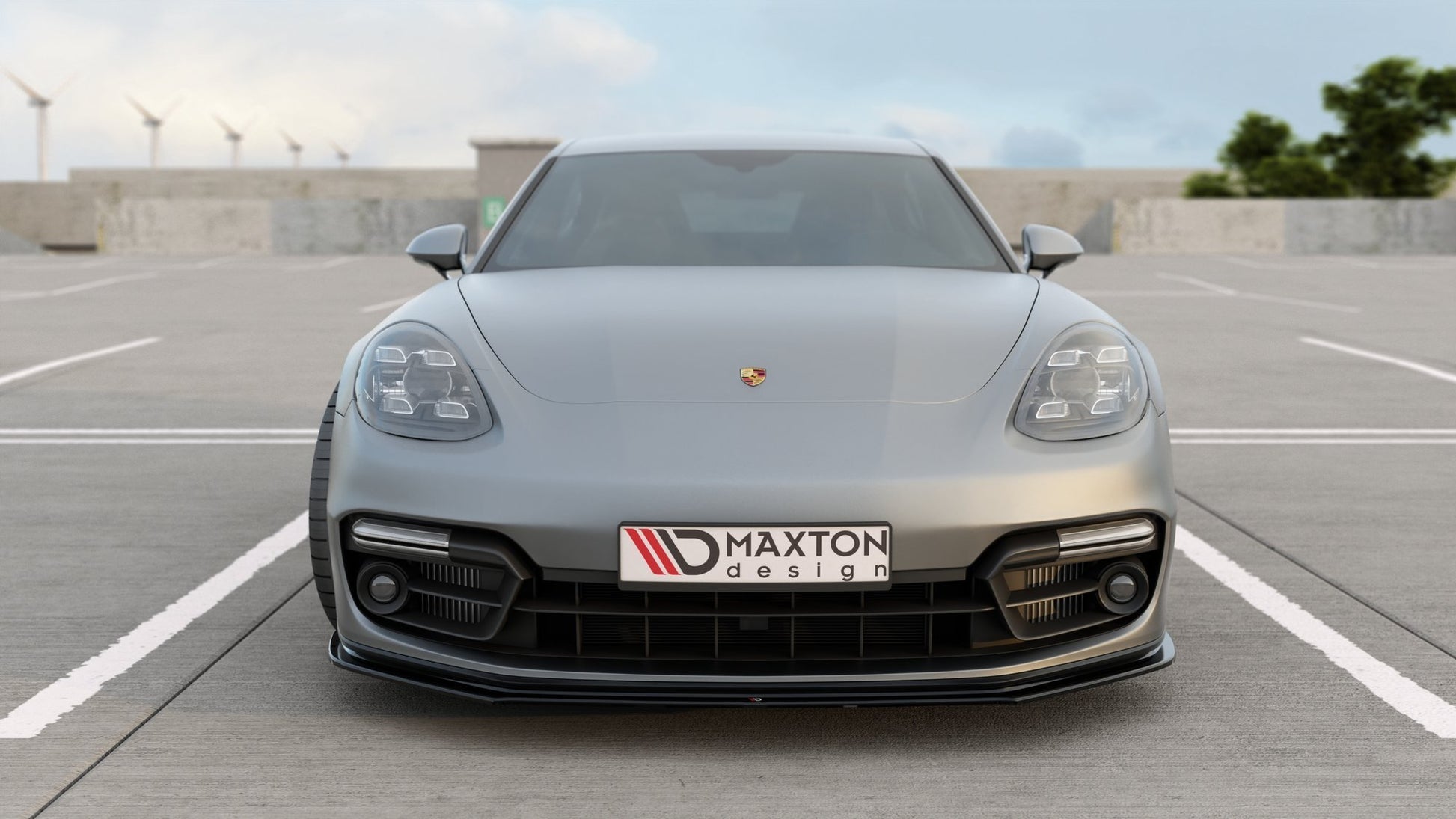 Front Ansatz für Porsche Panamera GTS 971 Carbon Look