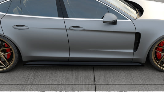 Seitenschweller Ansatz für Porsche Panamera GTS 971 Carbon Look