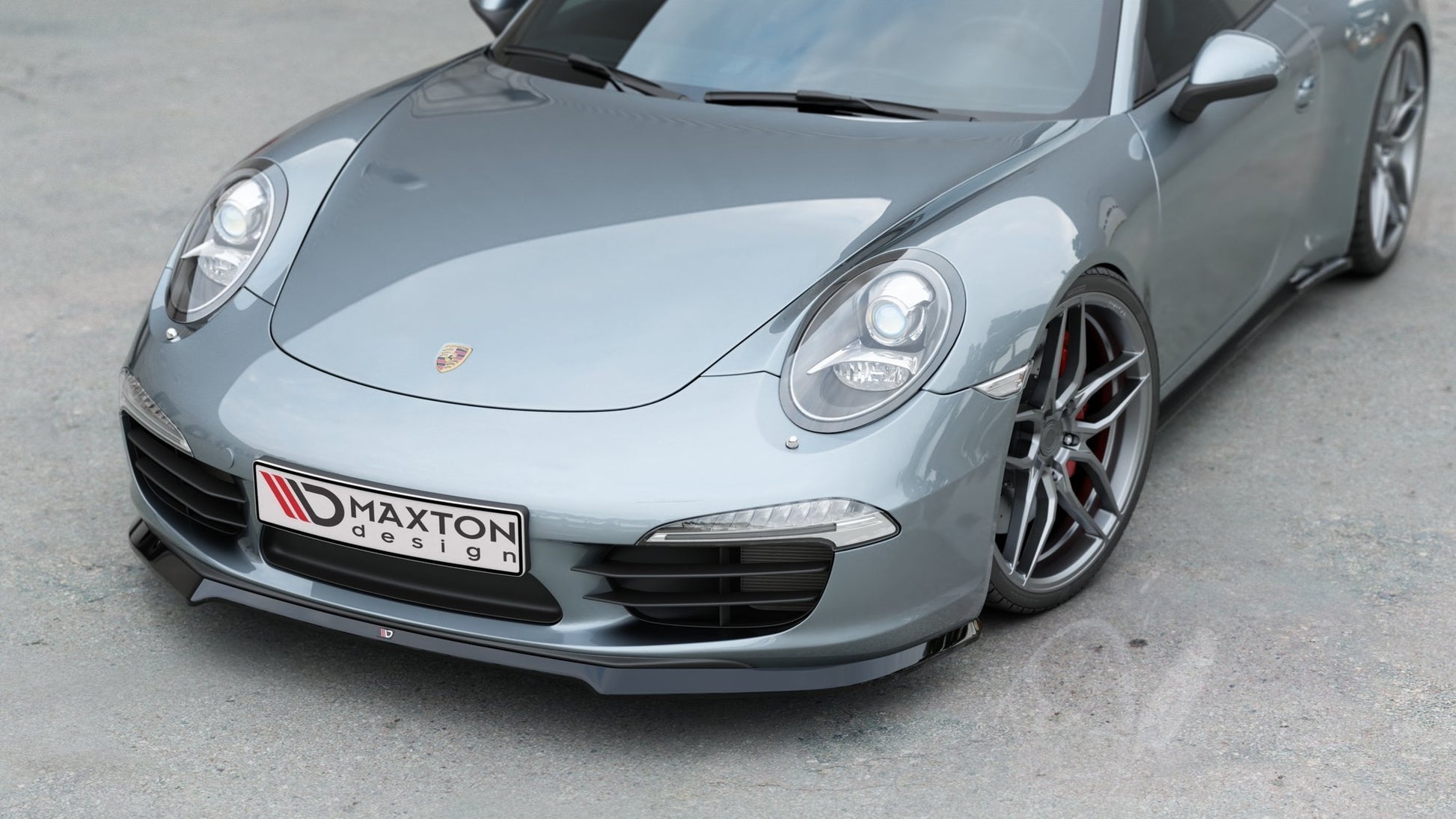 Front Ansatz V.2 für Porsche 911 Carrera 991 schwarz Hochglanz