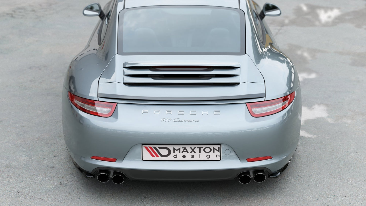 Spoiler CAP für Porsche 911 Carrera 991 schwarz Hochglanz