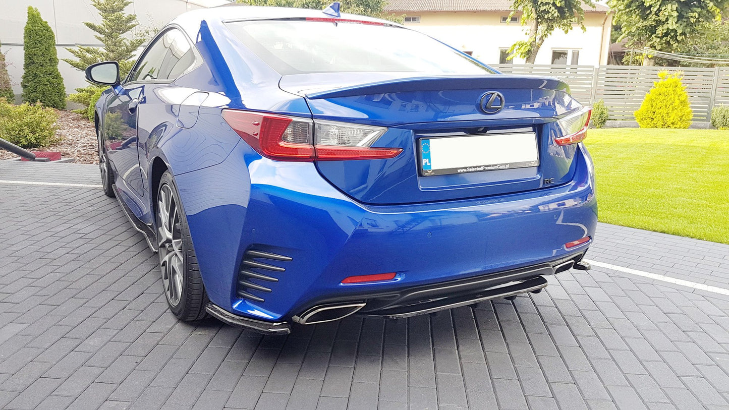 Mittlerer Diffusor Heck Ansatz für im DTM LOOK Lexus Rc Carbon Look