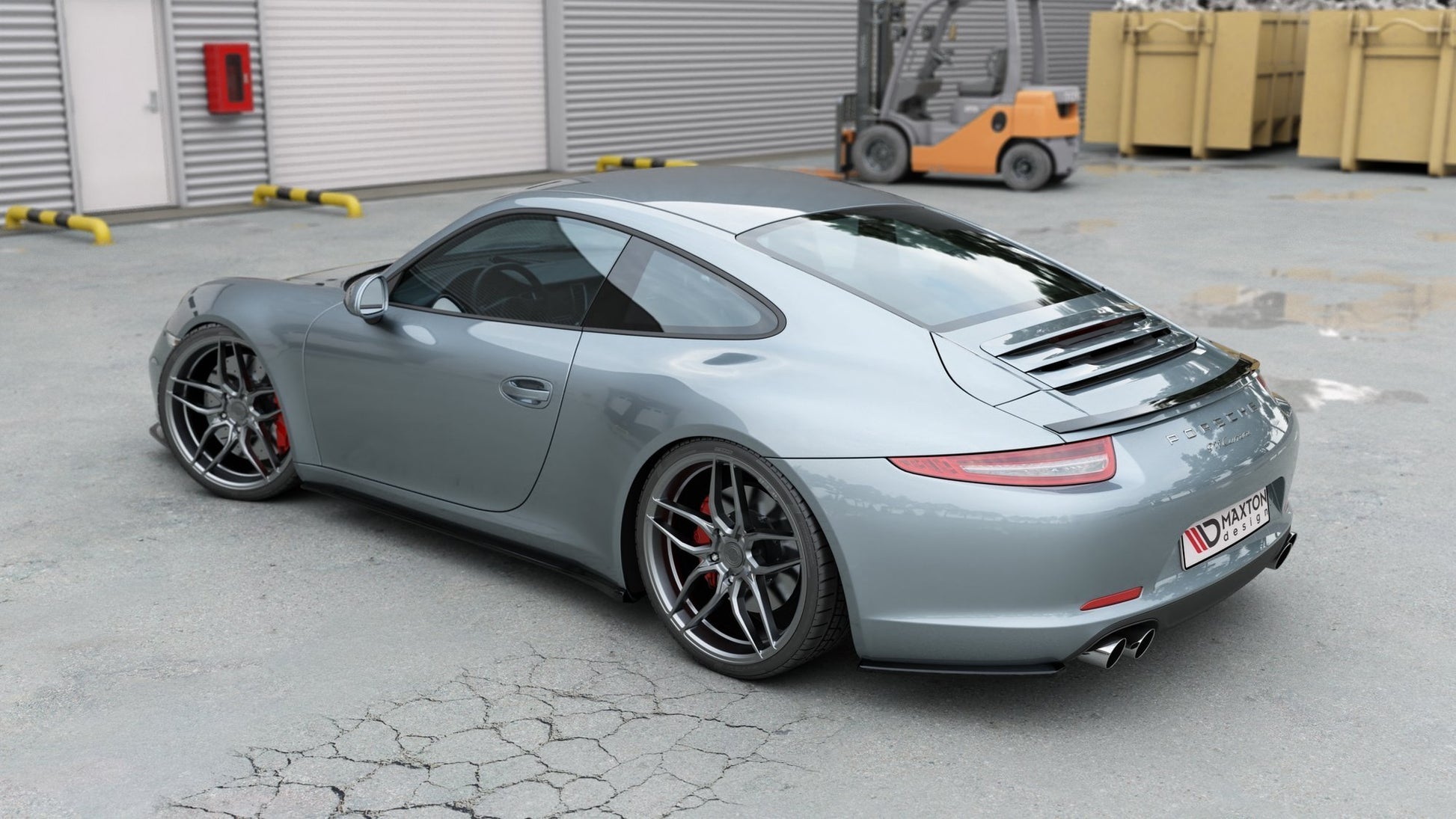 Seitenschweller Ansatz für Porsche 911 Carrera 991 Carbon Look