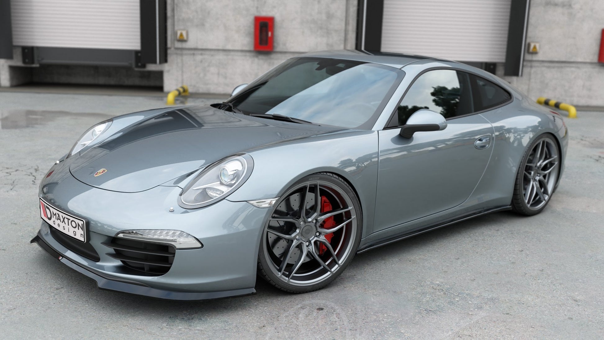 Seitenschweller Ansatz für Porsche 911 Carrera 991 schwarz Hochglanz