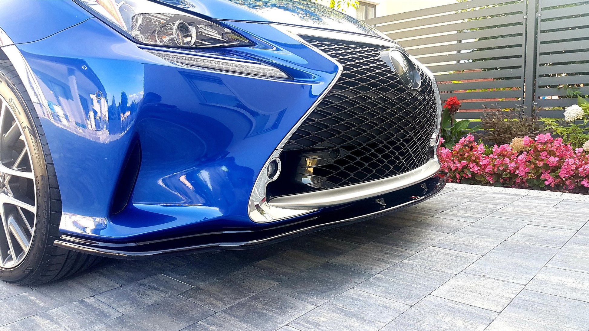 Front Ansatz V.2 für Lexus Rc schwarz matt