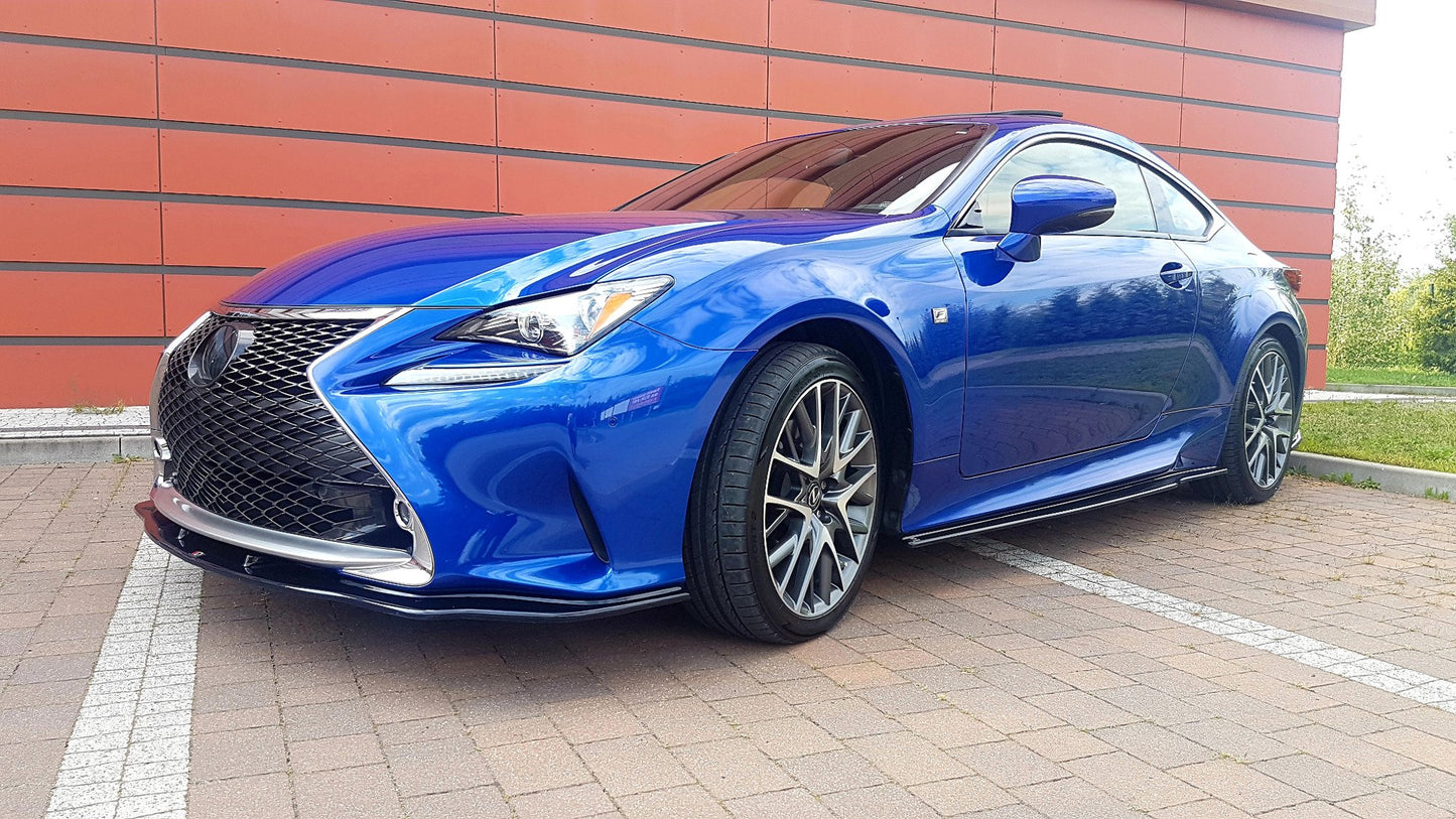 Front Ansatz V.2 für Lexus Rc schwarz matt