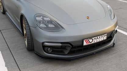 Front Ansatz für Porsche Panamera GTS 971 schwarz matt