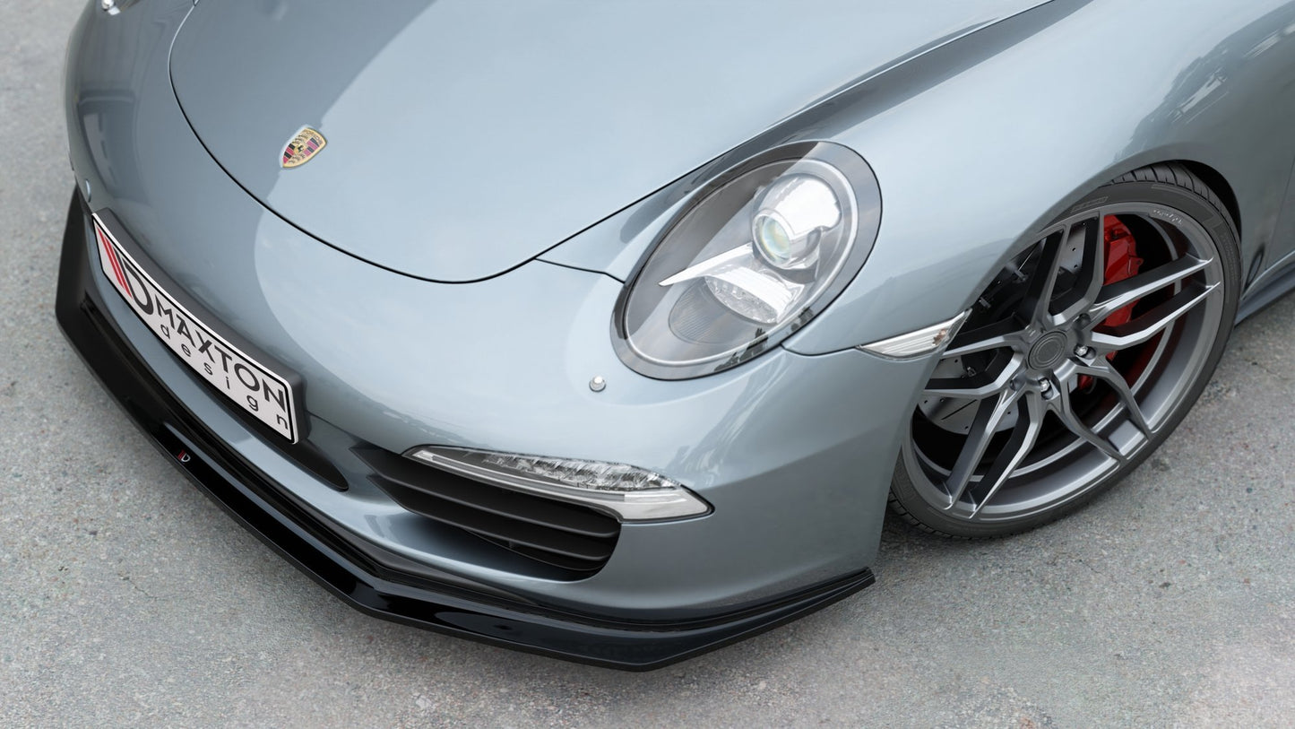 Front Ansatz V.2 für Porsche 911 Carrera 991 schwarz Hochglanz