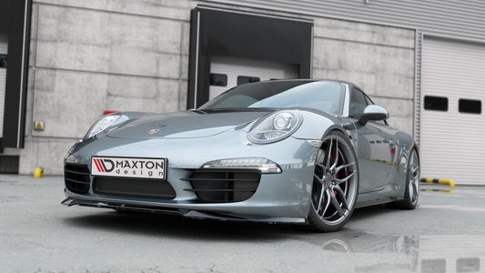 Front Ansatz V.2 für Porsche 911 Carrera 991 schwarz Hochglanz
