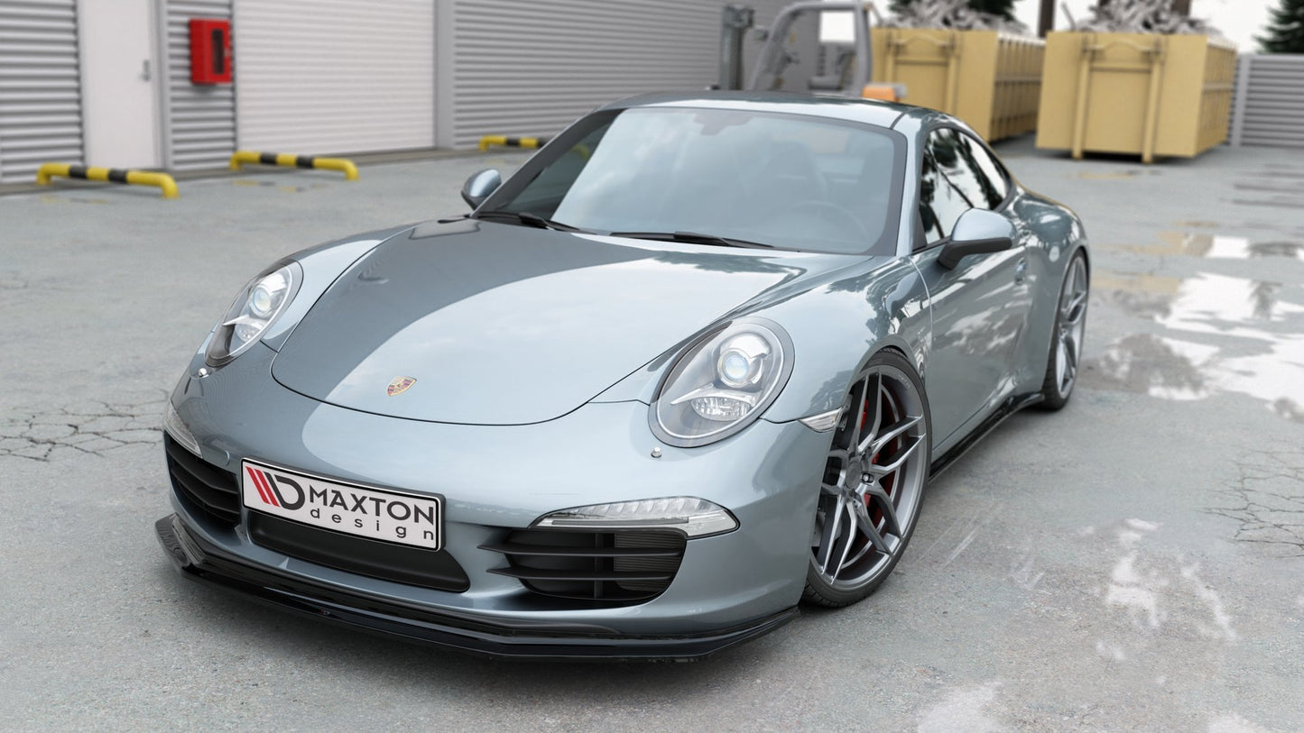 Front Ansatz V.2 für Porsche 911 Carrera 991 schwarz matt