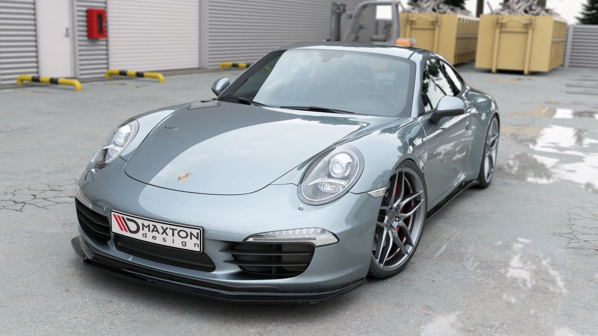Front Ansatz V.2 für Porsche 911 Carrera 991 schwarz matt
