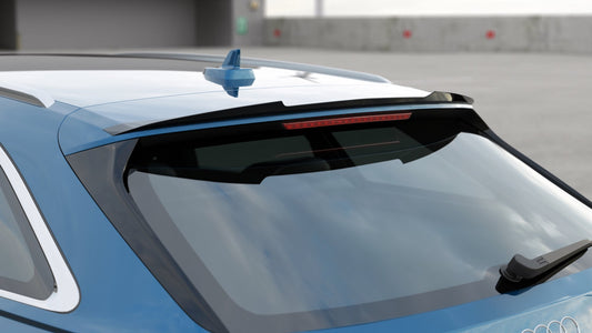 Spoiler CAP für Audi A6 S-Line / S6  C8 Avant schwarz Hochglanz