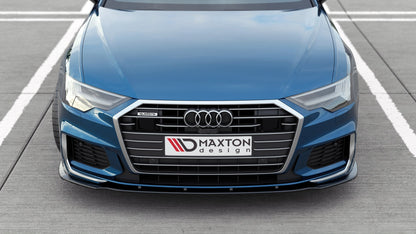 Front Ansatz V.2 für Audi A6 S-Line / S6 C8  schwarz matt