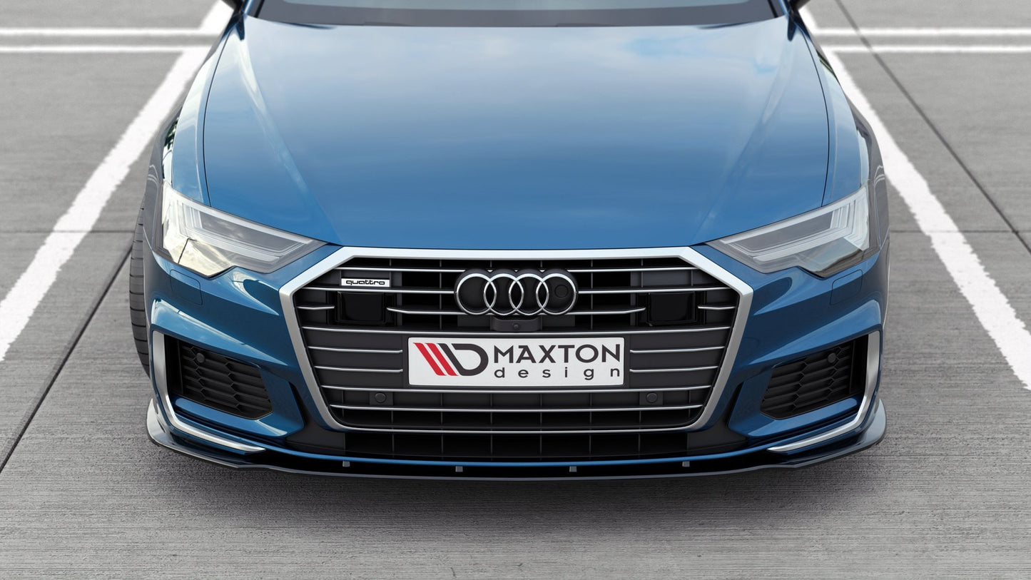Front Ansatz V.2 für Audi A6 S-Line / S6 C8  schwarz Hochglanz