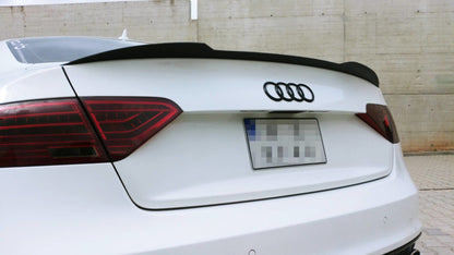 Spoiler CAP für Audi S5 / A5 / A5 S-Line 8T / 8T FL Coupe Carbon Look