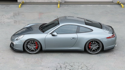 Seitenschweller Ansatz für Porsche 911 Carrera 991 Carbon Look