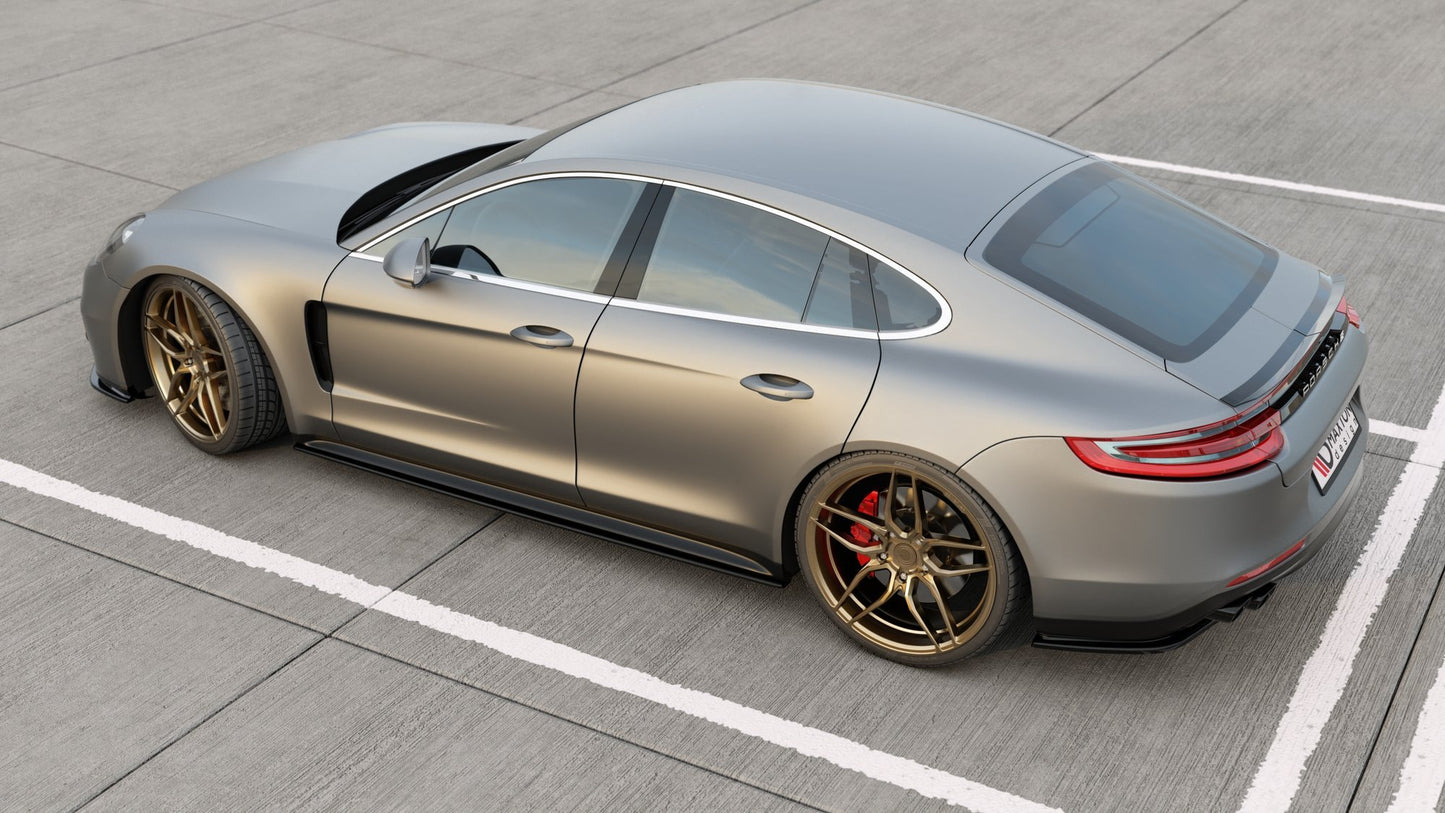 Seitenschweller Ansatz für Porsche Panamera GTS 971 Carbon Look