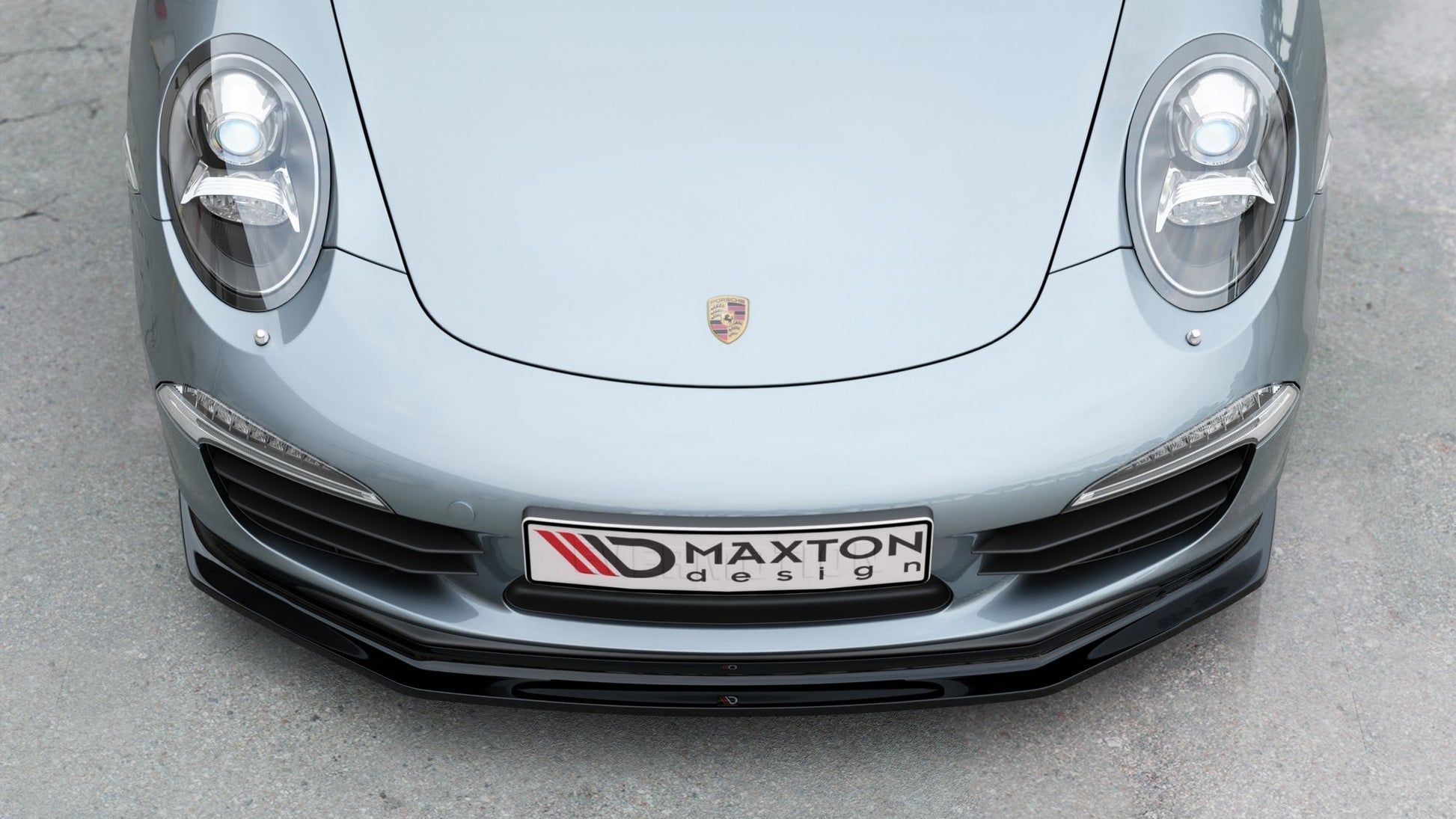 Front Ansatz V.2 für Porsche 911 Carrera 991 schwarz Hochglanz