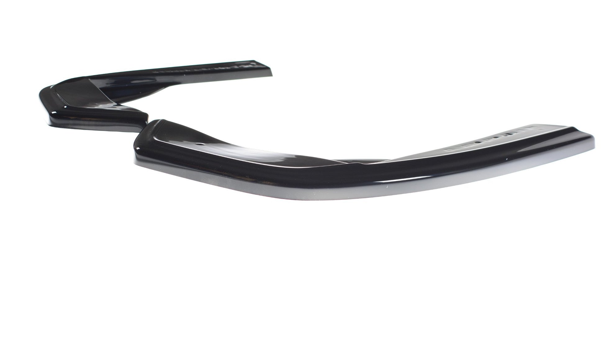 Heck Ansatz Flaps Diffusor für MERCEDES- BENZ C43 AMG W205 schwarz matt