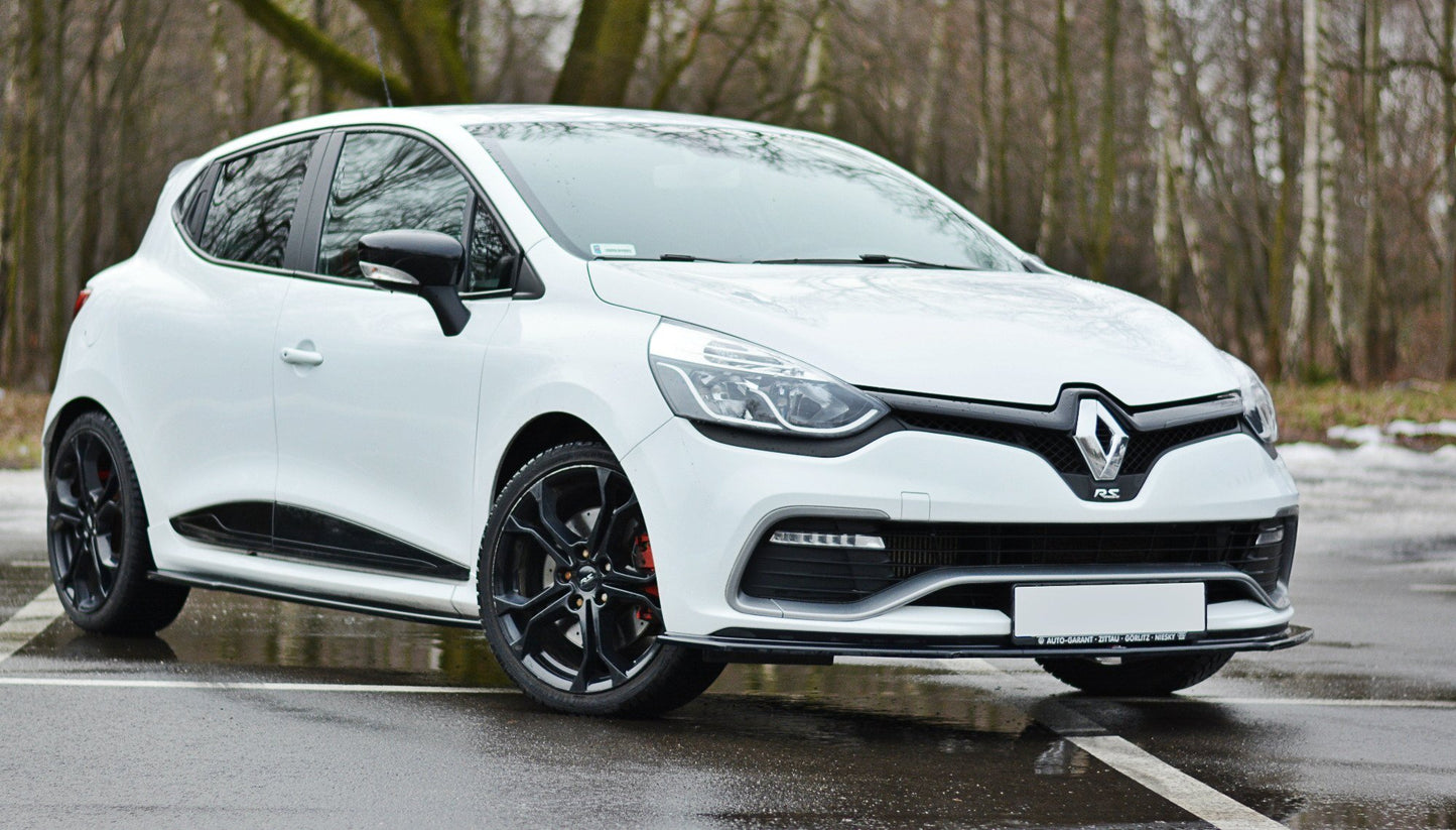 Front Ansatz für RENAULT CLIO MK4 RS schwarz matt