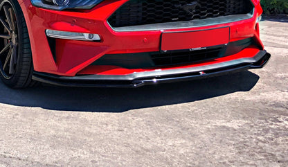 Front Ansatz für Ford Mustang Mk. 6 Facelift Carbon Look