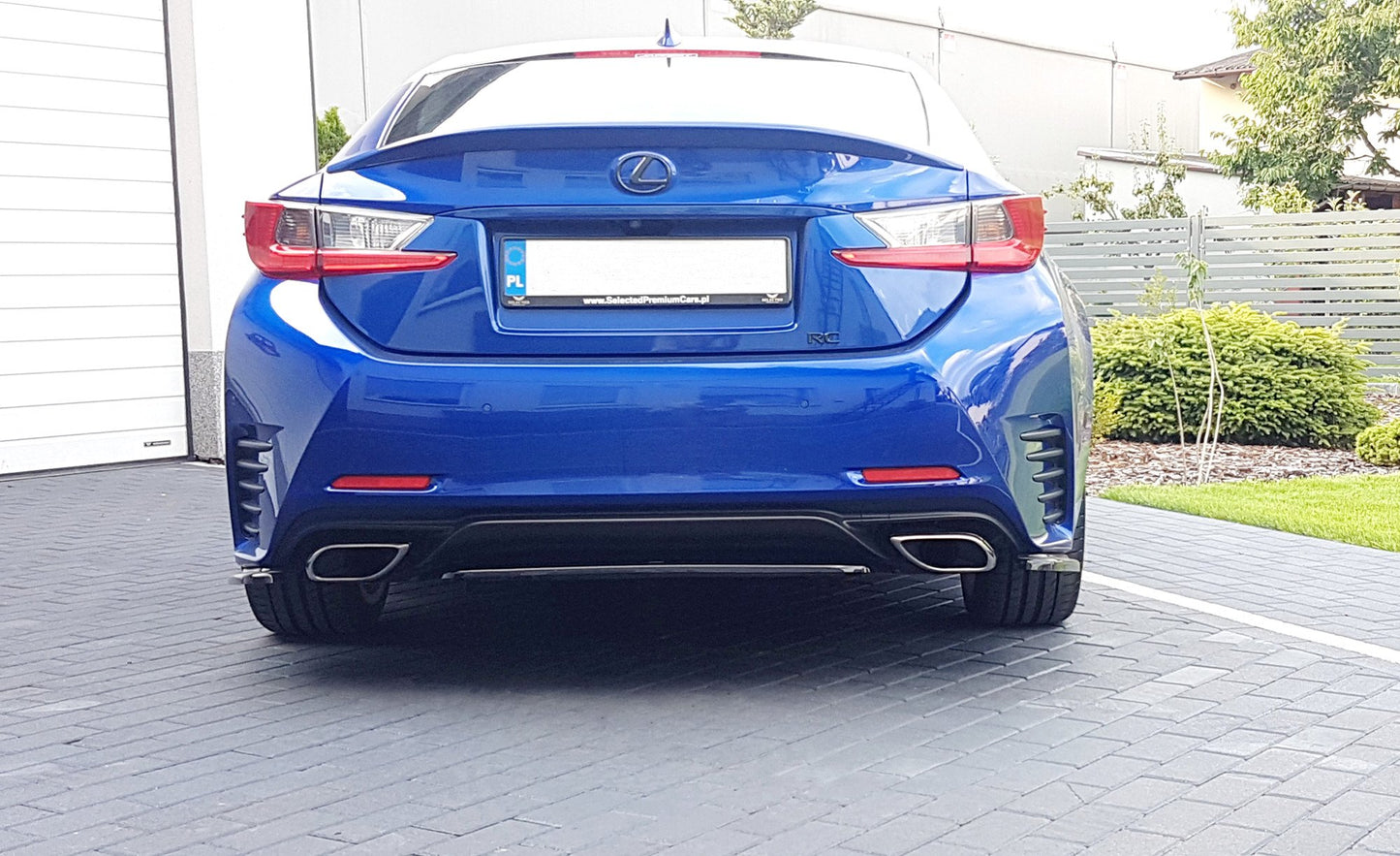 Mittlerer Diffusor Heck Ansatz für Lexus Rc  Carbon Look