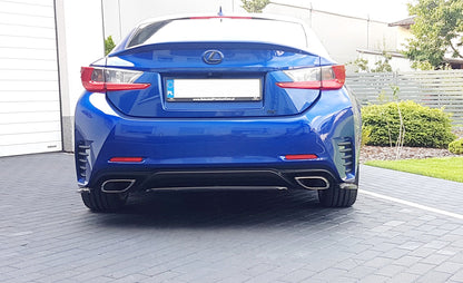 Mittlerer Diffusor Heck Ansatz für Lexus Rc  Carbon Look