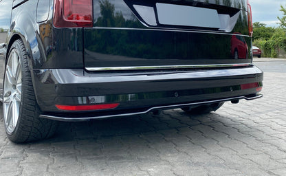 Mittlerer Diffusor Heck Ansatz DTM Look für Volkswagen Caddy Mk. 4 Carbon Look