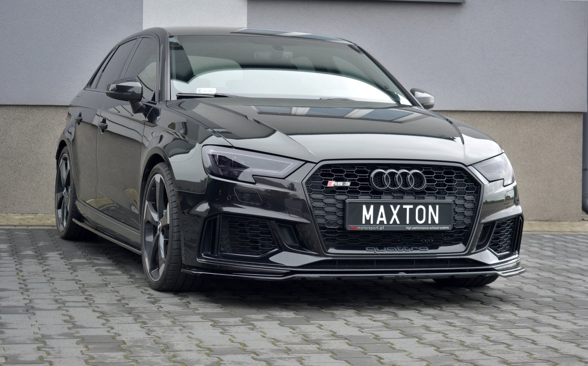 Front Ansatz V.2 für Audi RS3 8V FL Sportback Carbon Look