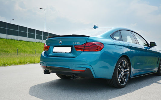 Spoiler CAP für BMW 4er F36 GRAN COUPÉ Carbon Look