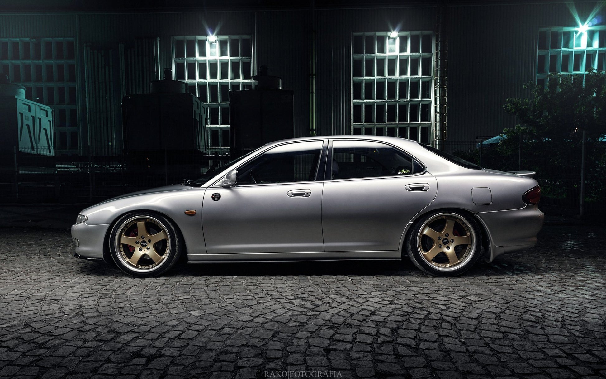 Seitenschweller Ansatz für Mazda Xedos 6 schwarz matt