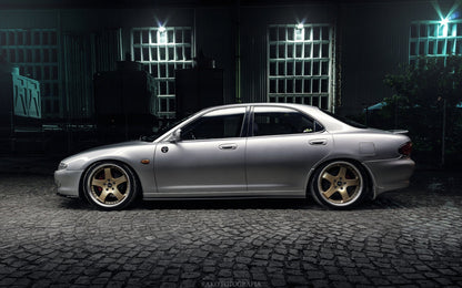 Seitenschweller Ansatz für Mazda Xedos 6 schwarz matt