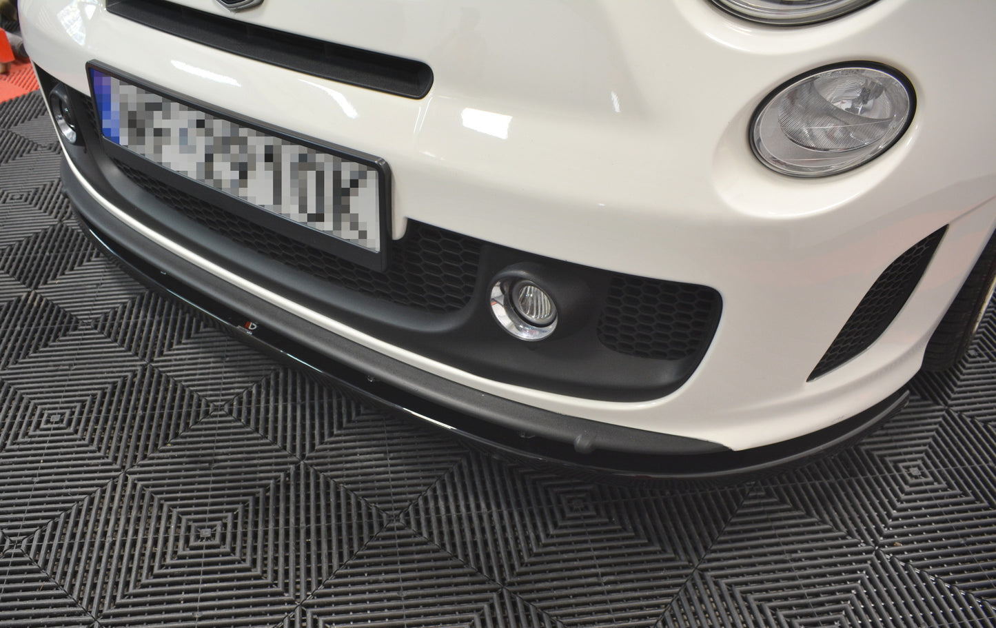 Front Ansatz für FIAT 500 ABARTH MK1  schwarz matt