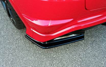Heck Ansatz Flaps Diffusor für HONDA CIVIC VIII TYPE-R GP schwarz matt