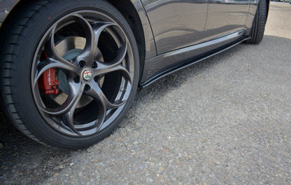 Seitenschweller Ansatz für ALFA ROMEO GIULIA VELOCE Carbon Look