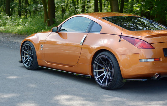 Seitenschweller Ansatz für NISSAN 350Z Carbon Look