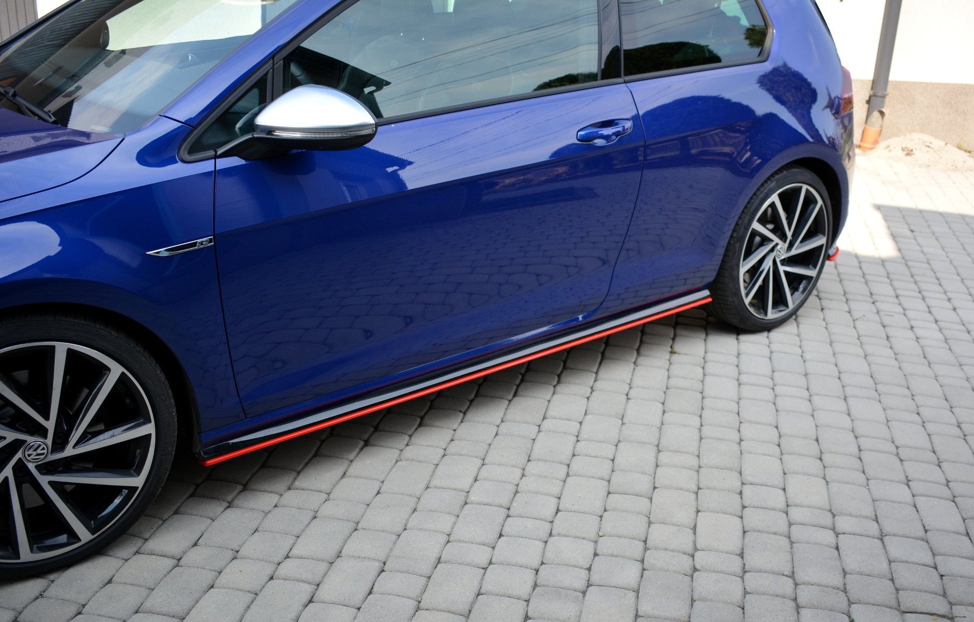 Seitenschweller Ansatz für V.2 für VW Golf 7 R / R-Line Facelift