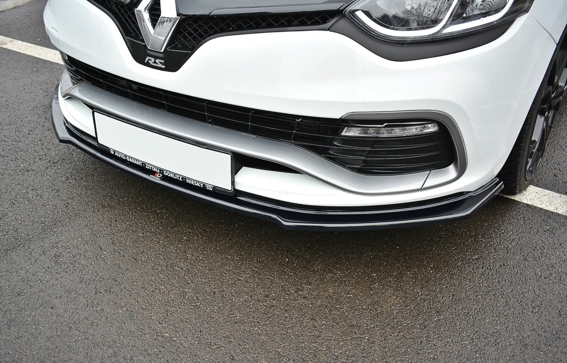 Front Ansatz für RENAULT CLIO MK4 RS schwarz matt