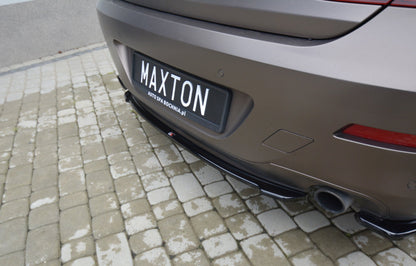Mittlerer Diffusor Heck Ansatz für BMW 6er GRAN COUPÉ Carbon Look
