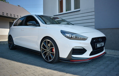Front Splitter V.2 Hyundai I30 N Mk3 Hatchback / Fastback Carbon Look