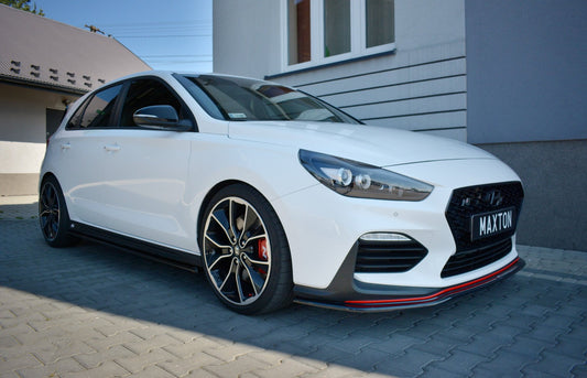 Front Splitter V.2 Hyundai I30 N Mk3 Hatchback / Fastback Carbon Look